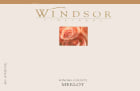 Windsor Merlot 2002  Front Label