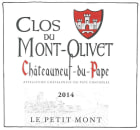 Clos du Mont Olivet Chateauneuf-du-Pape Le Petit Mont 2016 Front Label