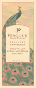 Peacock Family Vineyard Cabernet Sauvignon 2003  Front Label