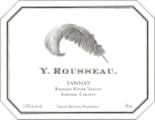 Y. Rousseau Mendocino Tannat 2014 Front Label