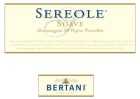 Bertani Sereole Soave 2018  Front Label