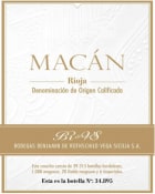 Bodegas Benjamin Rothschild and Vega Sicilia Macan 2014  Front Label