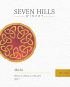 Seven Hills Winery Walla Walla Merlot 2017  Front Label