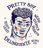 Delinquente Pretty Boy Nero d'Avola Rosato 2019  Front Label