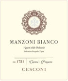 Cesconi Manzoni Bianco 2019  Front Label
