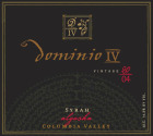 Dominio Wines Alyosha Syrah 2004  Front Label