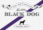The Black Dog Malbec 2016 Front Label