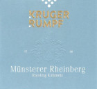 Kruger-Rumpf Munsterer Rheinberg Riesling Kabinett 2016 Front Label