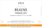 Domaine Tollot-Beaut Beaune Premier Cru  2016 Front Label