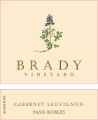 Brady Vineyard Cabernet Sauvignon 2020  Front Label