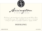 Arrington Vineyards Riesling 2015 Front Label