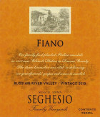 Seghesio Fiano 2010  Front Label