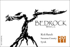 Bedrock Wine Company Kick Ranch Syrah 2011  Front Label