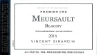 Vincent Girardin Meursault Blagny Premier Cru 2016  Front Label