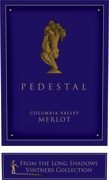 Pedestal Merlot 2017  Front Label