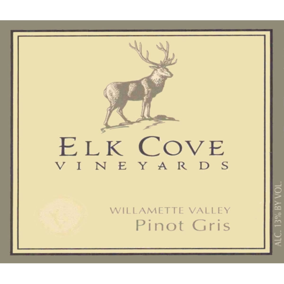 Elk Cove Pinot Gris 2008 Front Label