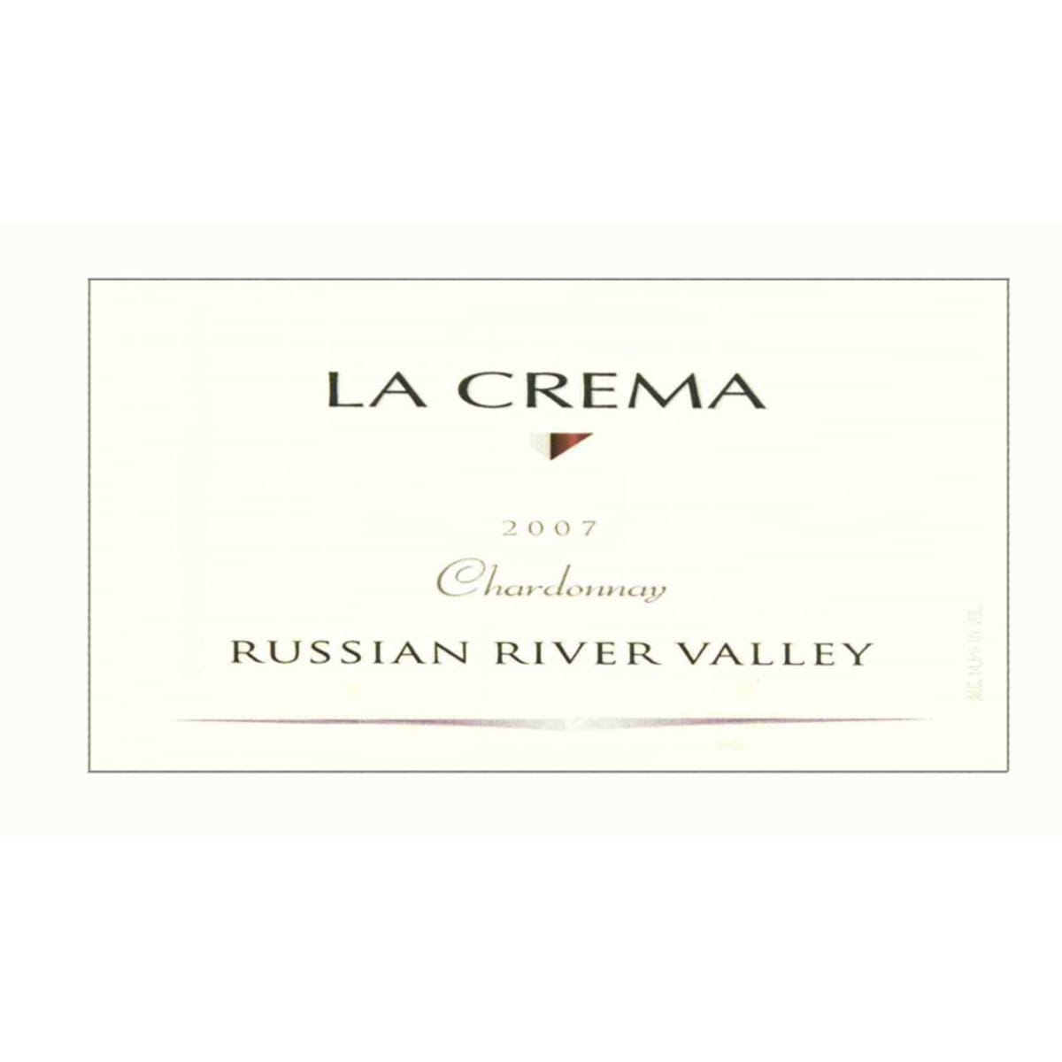 La Crema Russian River Chardonnay 2007 Front Label