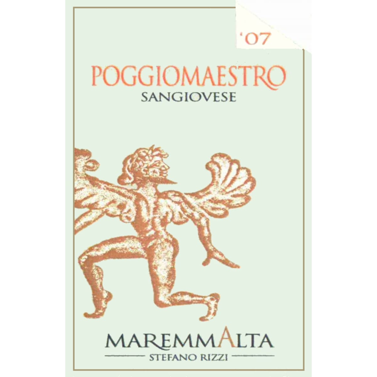 MaremmAlta Poggio Maestro 2007 Front Label