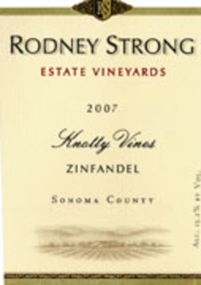 Rodney Strong Estate Knotty Vines Zinfandel 2007 Front Label