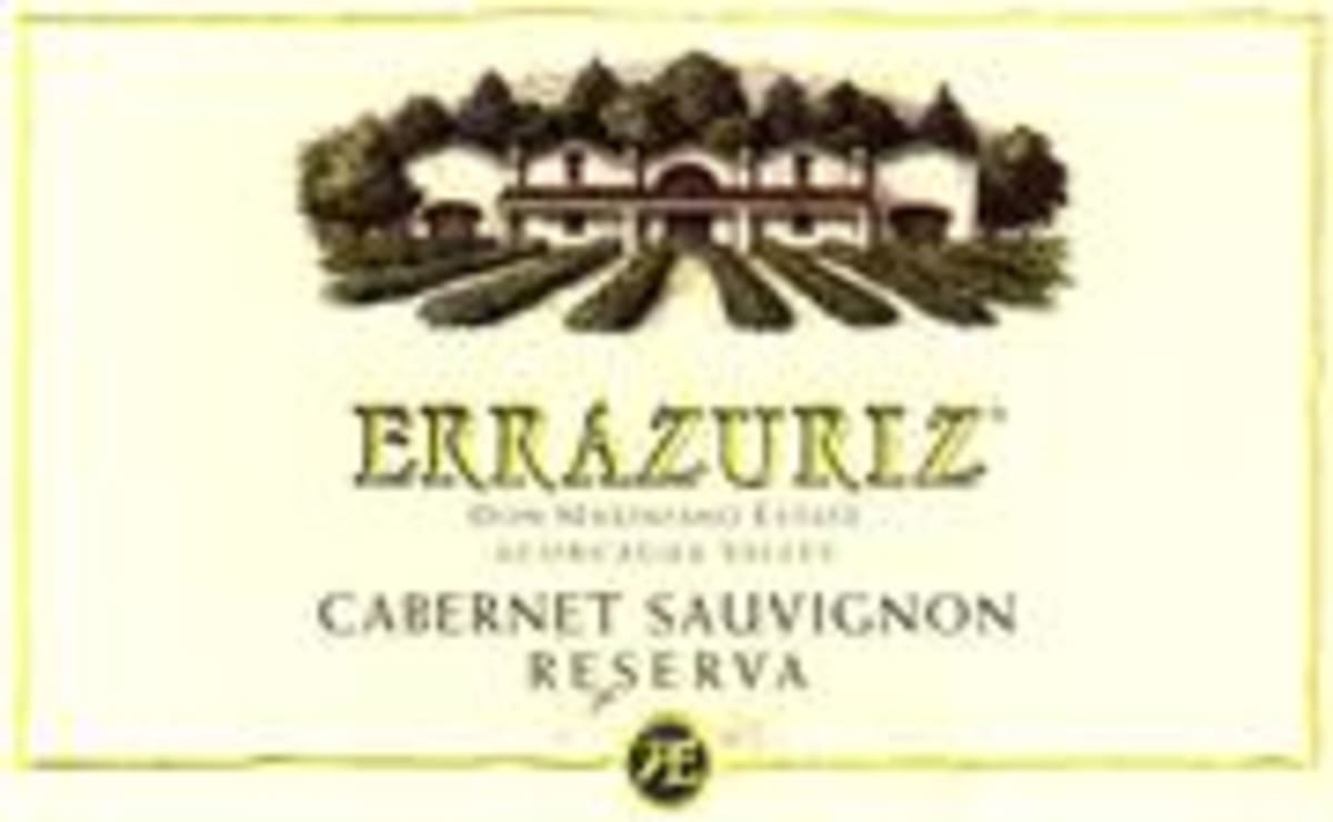 Errazuriz Reserve Cabernet Sauvignon 1994 Front Label