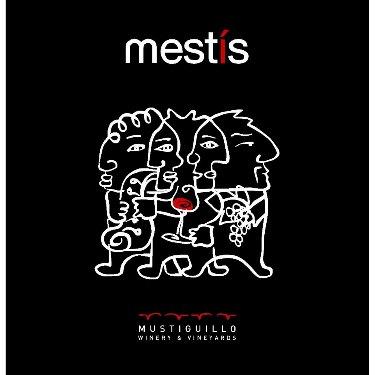 Mustiguillo Mestis 2008 Front Label