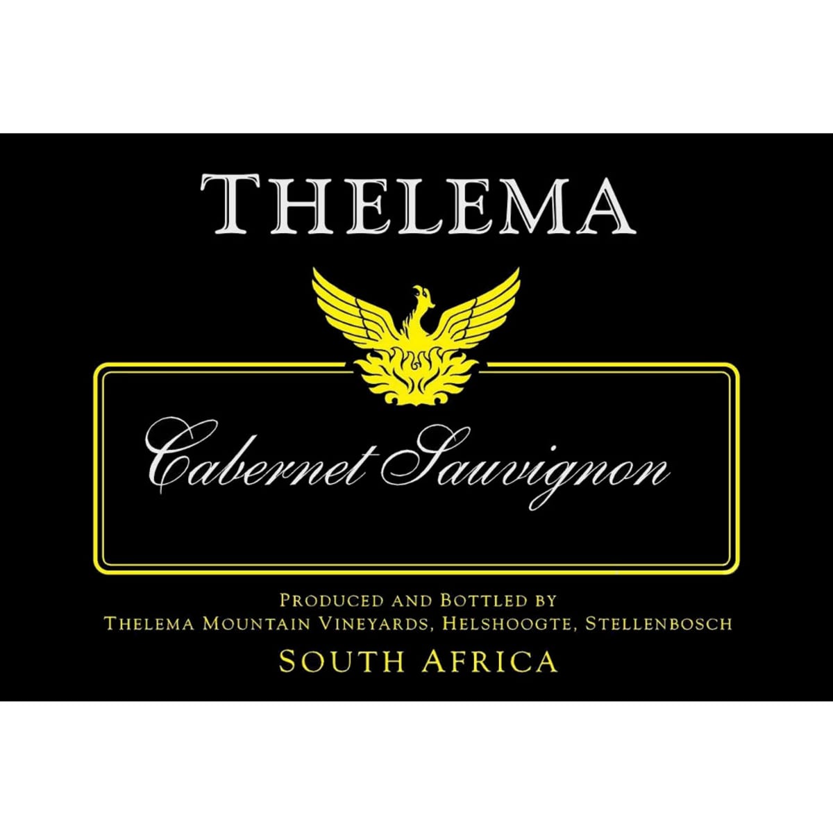Thelema Cabernet Sauvignon 2007 Front Label