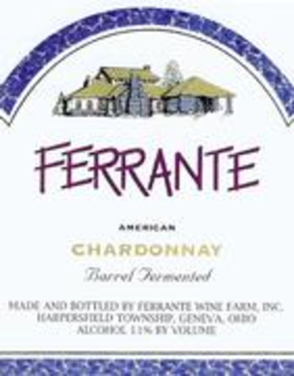 Ferrante Chardonnay Barrel Fermented Front Label