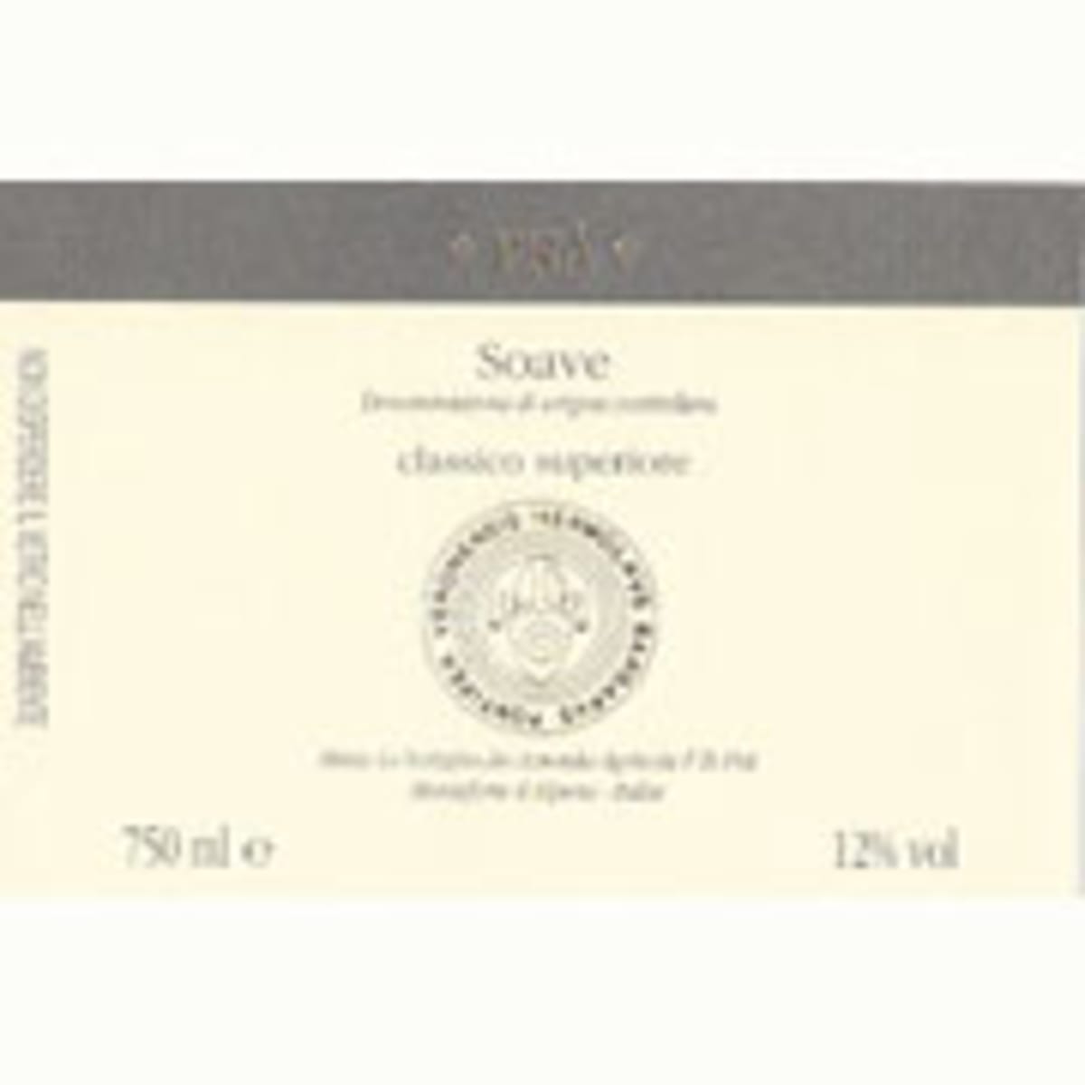 Pra Soave Classico 2009 Front Label