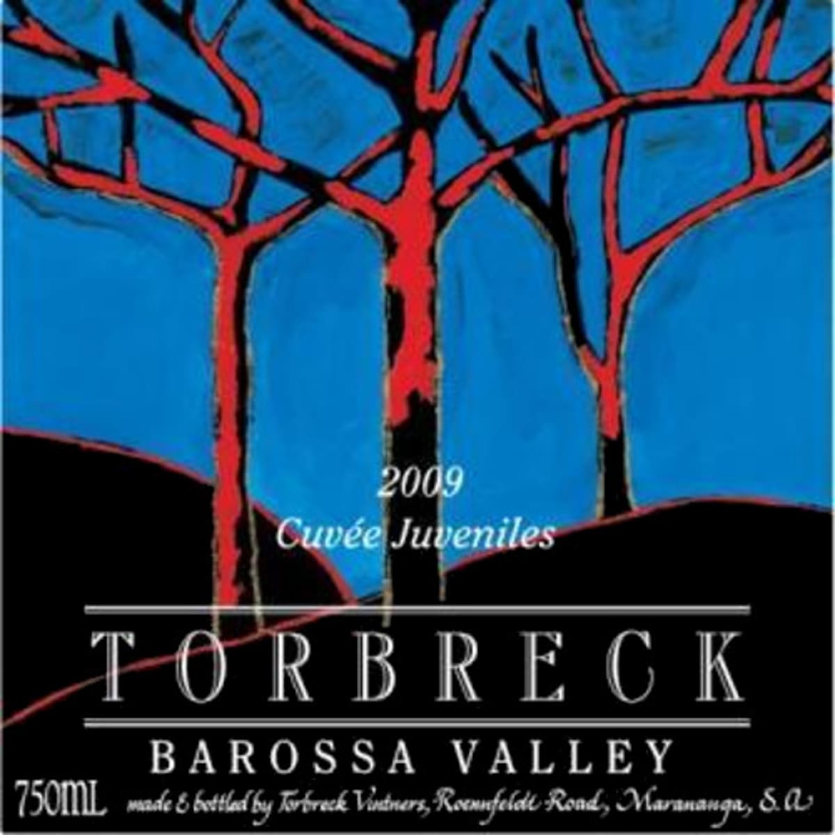 Torbreck Cuvée Juveniles 2009 Front Label