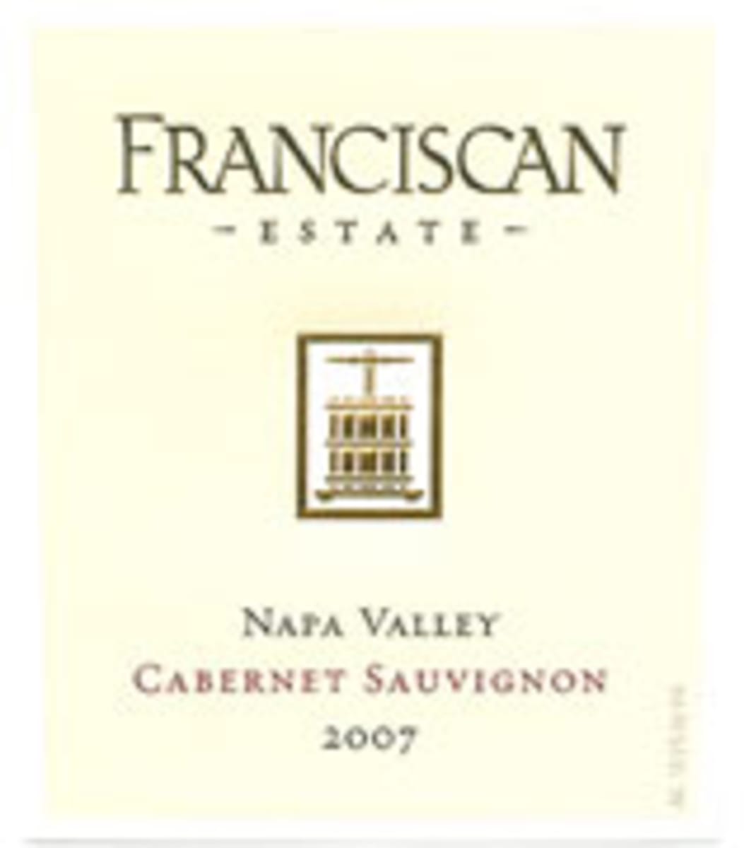 Franciscan Estate Cabernet Sauvignon 2007 Front Label