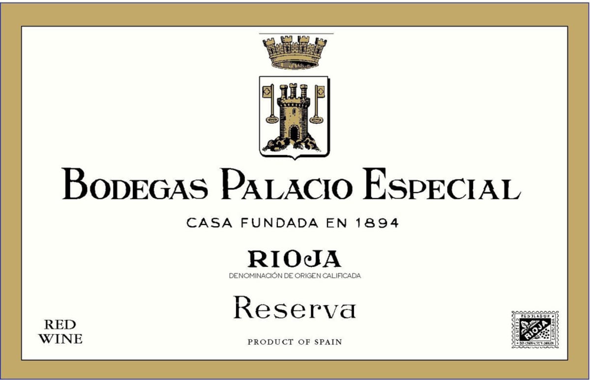 Bodegas Palacio Especial Reserva 2005 Front Label