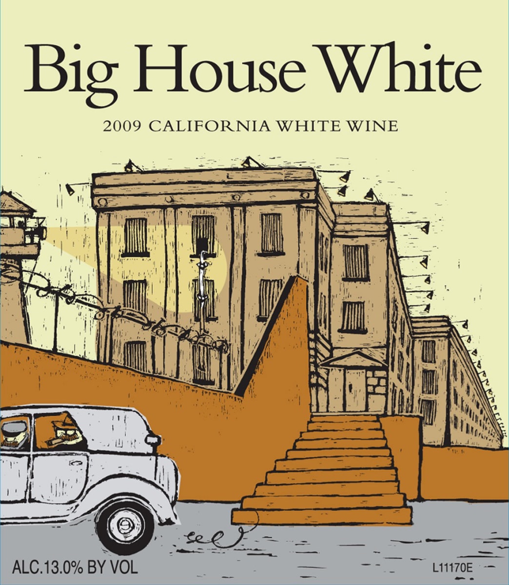 Big House Bootlegger White Blend 2010 Front Label