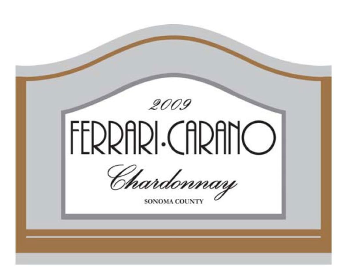 Ferrari-Carano Chardonnay 2009 Front Label