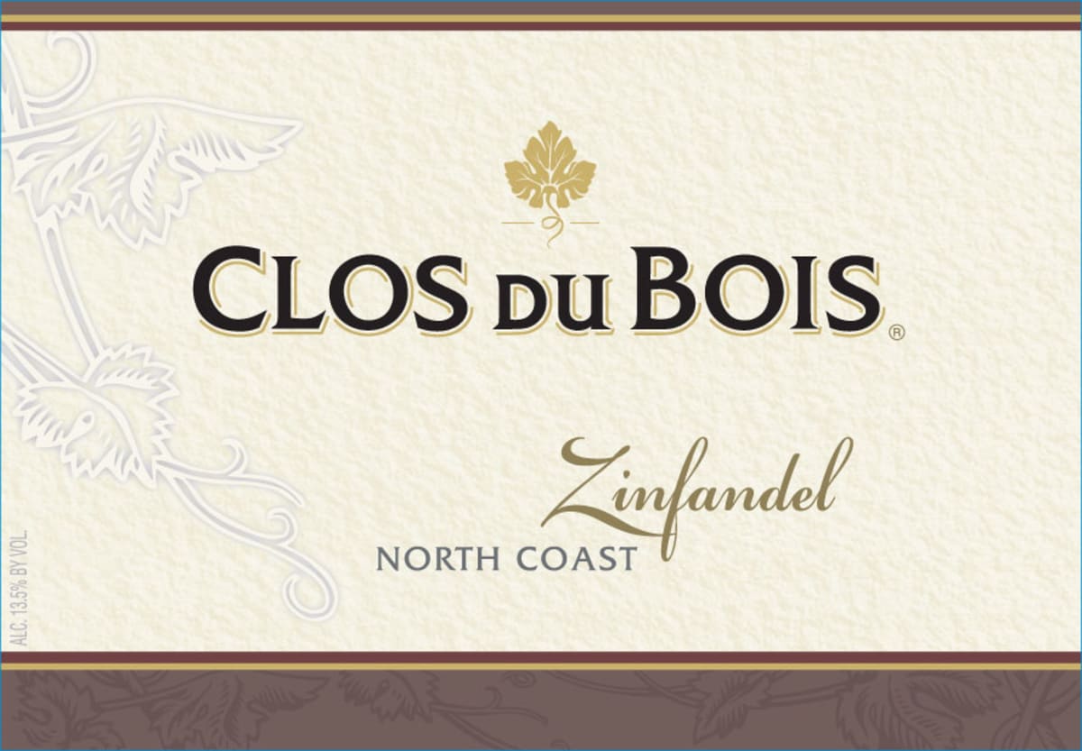 Clos du Bois Zinfandel 2007 Front Label