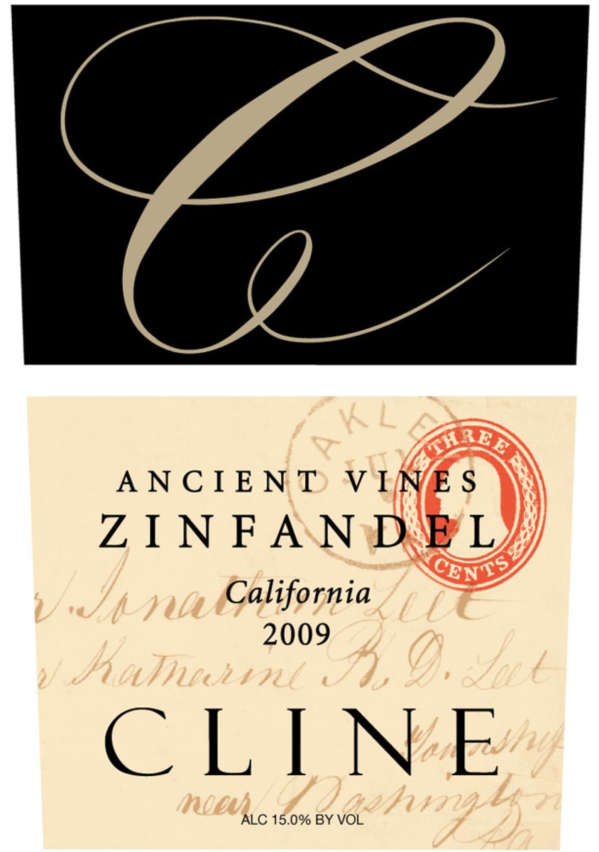 Cline Ancient Vines Zinfandel 2009 Front Label