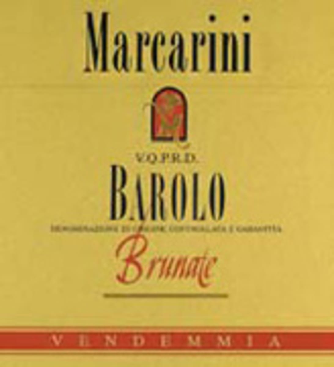 Marcarini Barolo Brunate (1.5 Liter Magnum) 2004 Front Label