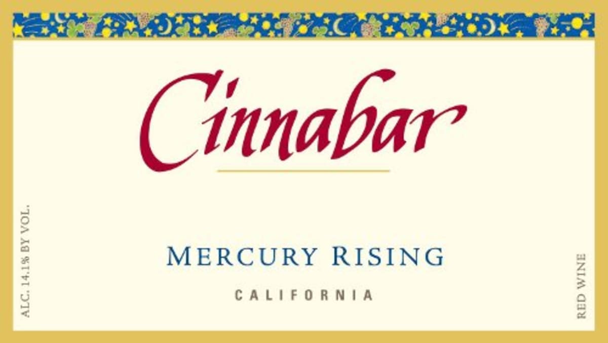 Cinnabar Mercury Rising Red 2008 Front Label