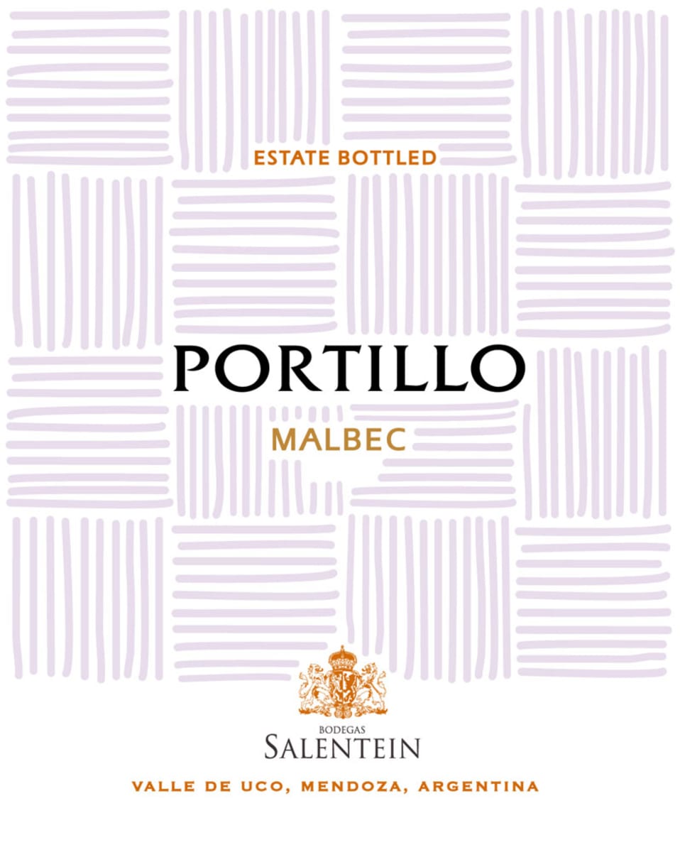 Portillo Malbec 2010 Front Label