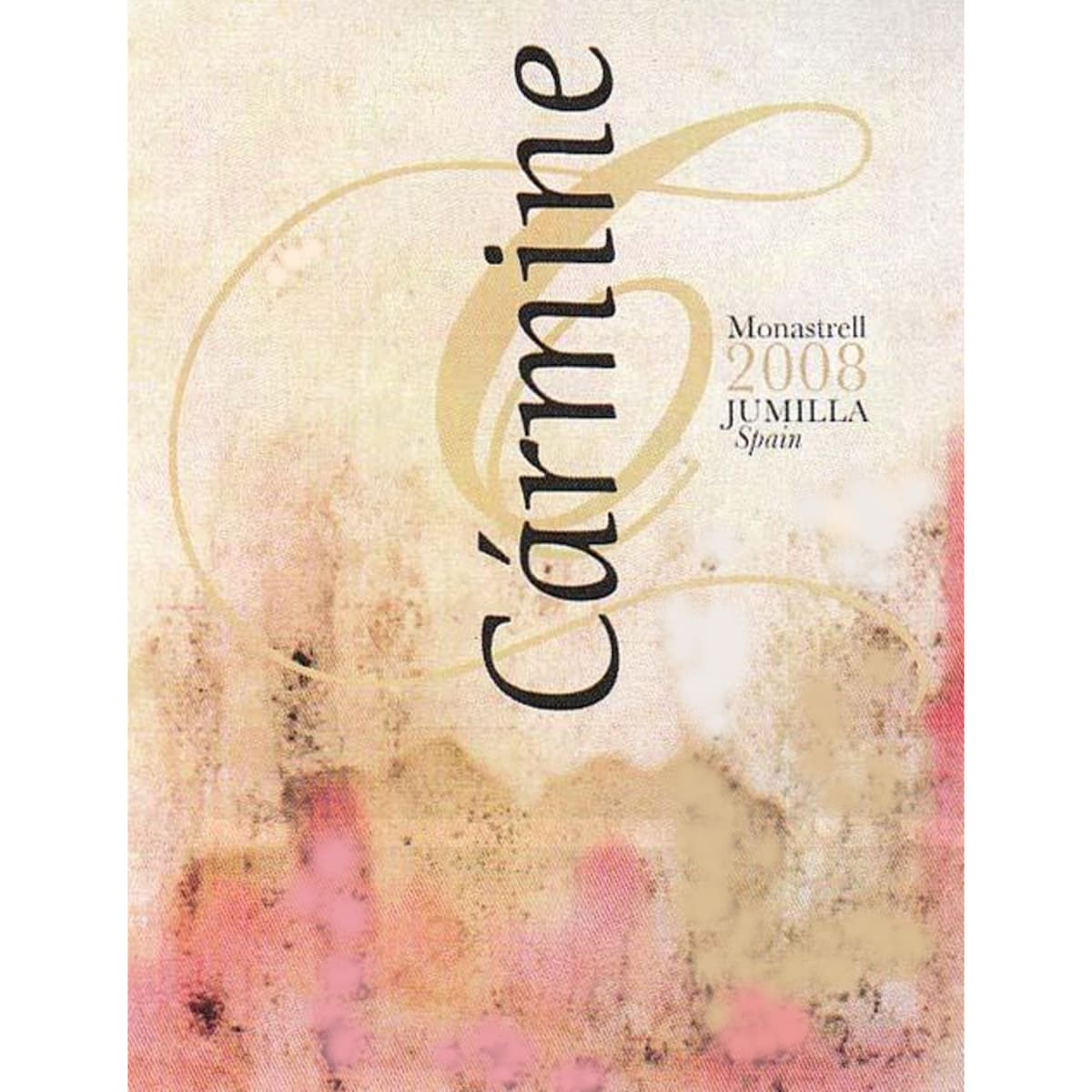 Bodegas Murtia Carmine Monastrell 2008 Front Label