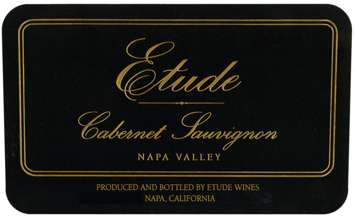 Etude Napa Valley Cabernet Sauvignon 2007 Front Label