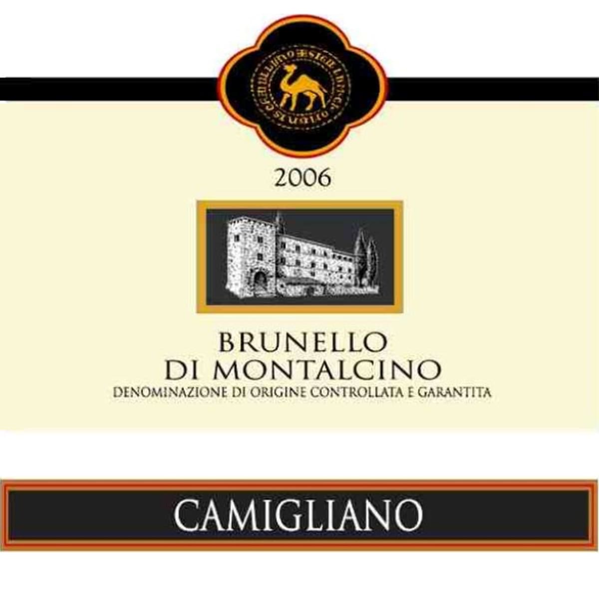 Camigliano Brunello di Montalcino 2006 Front Label