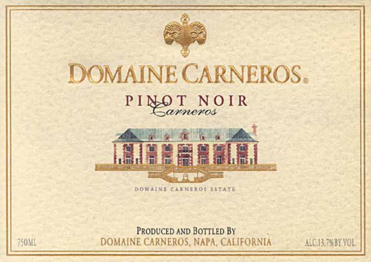 Domaine Carneros Estate Pinot Noir 2009 Front Label