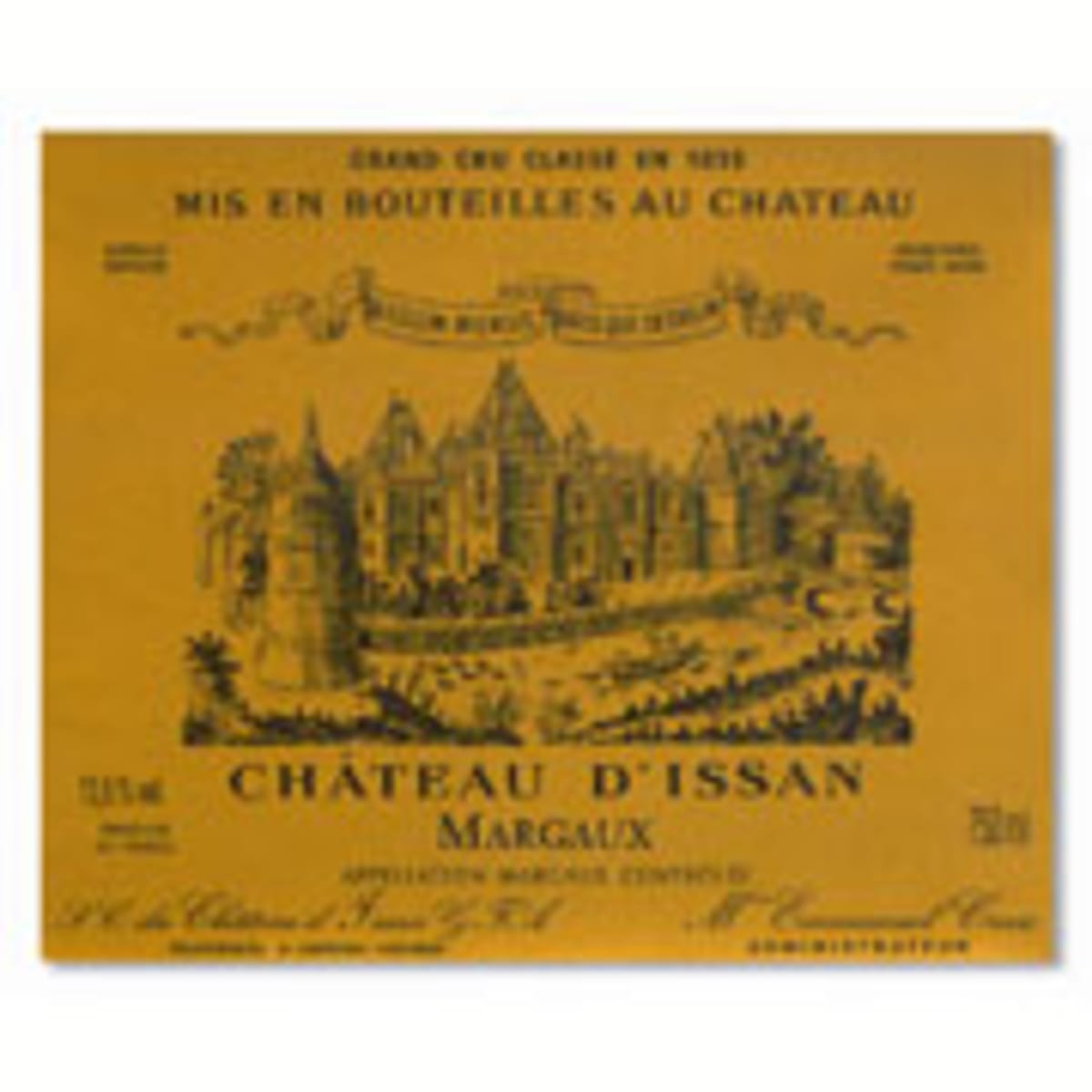 Chateau d'Issan  2004 Front Label