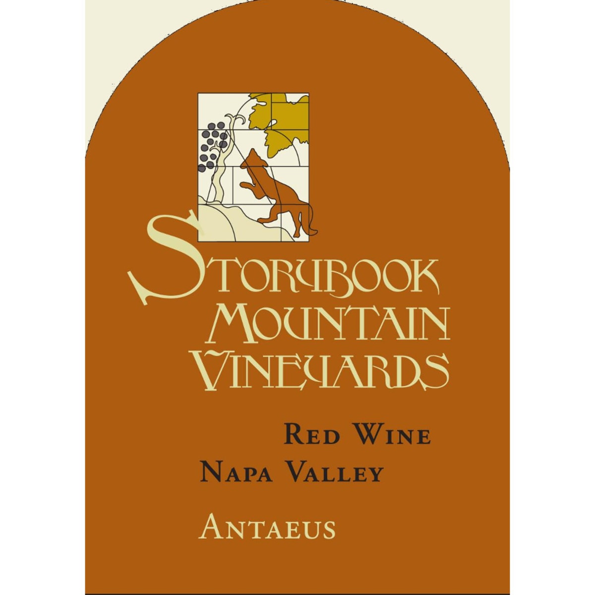 Storybook Mountain Antaeus 2008 Front Label