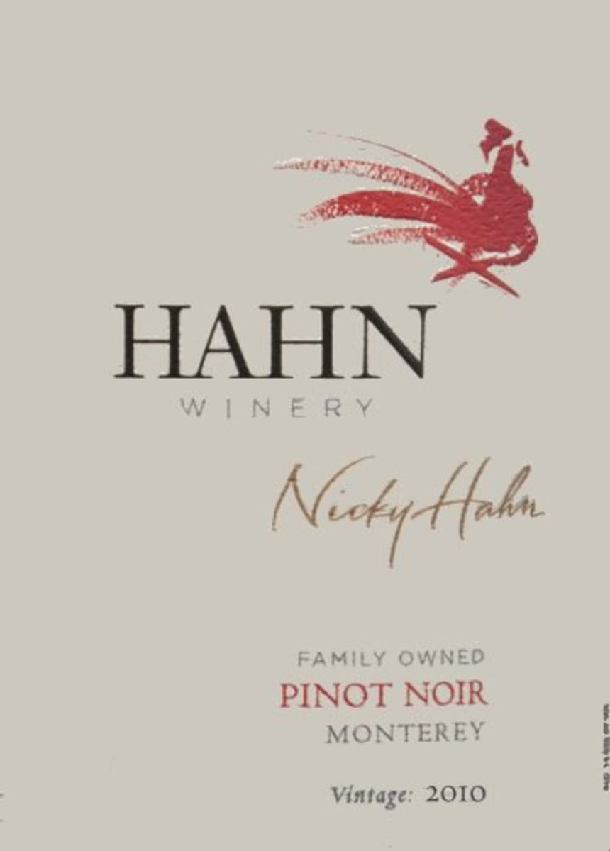 Hahn Founder's Pinot Noir 2010 Front Label