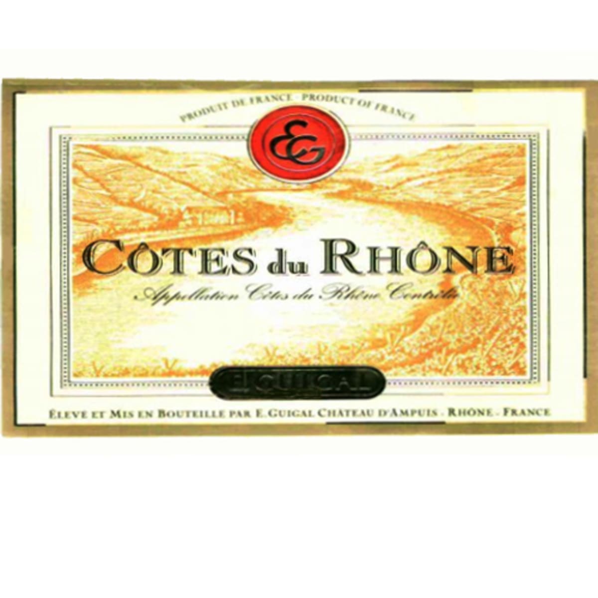 Guigal Cotes du Rhone Rouge (375ML half-bottle) 2007 Front Label