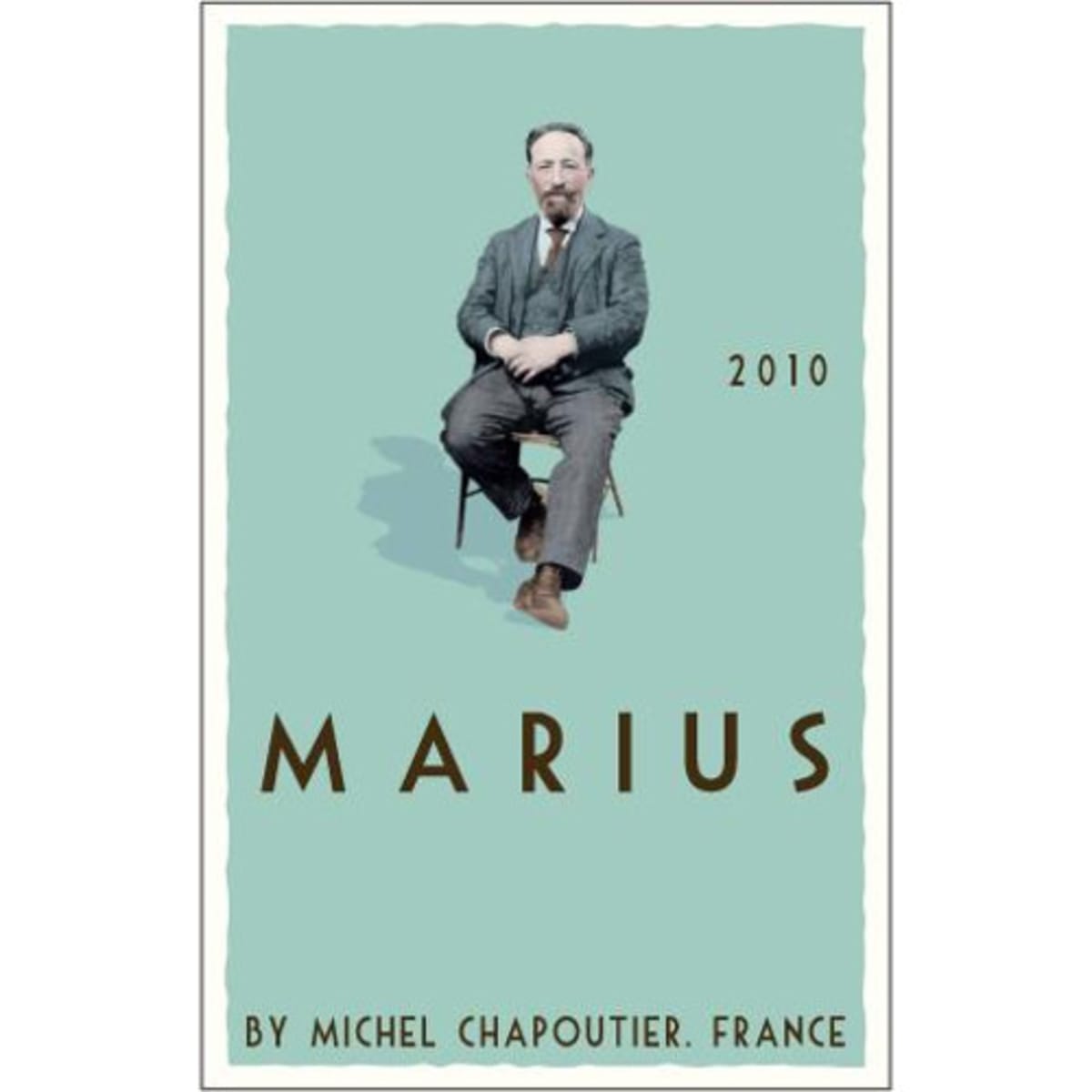 Marius Rouge 2010 Front Label