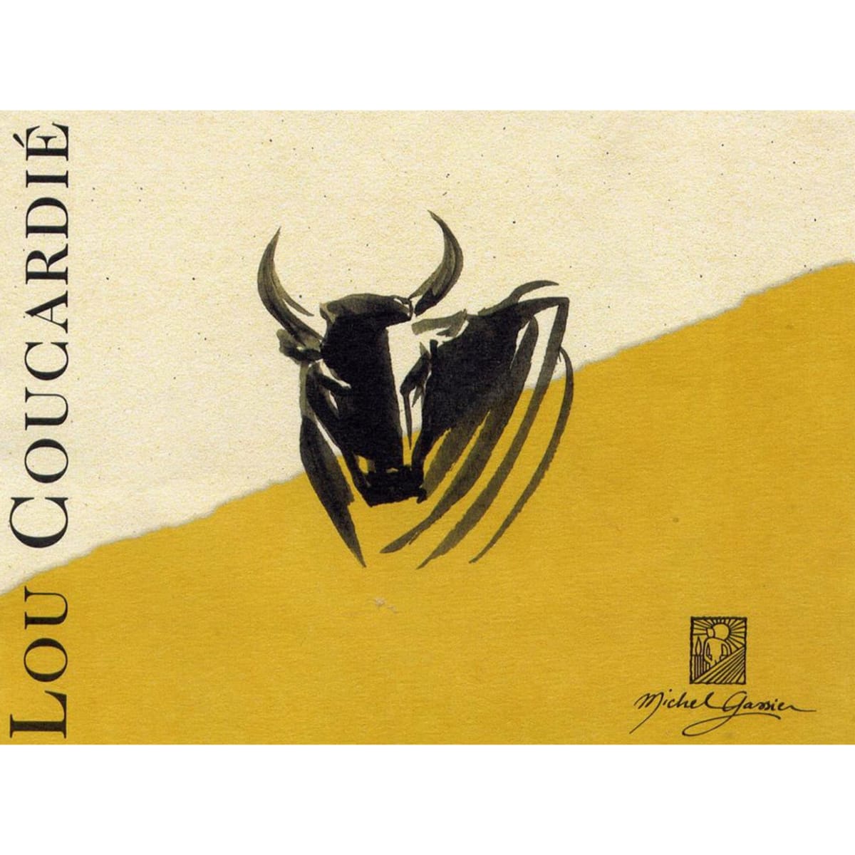 Domaine Gassier Lou Coucardie Blanc 2010 Front Label