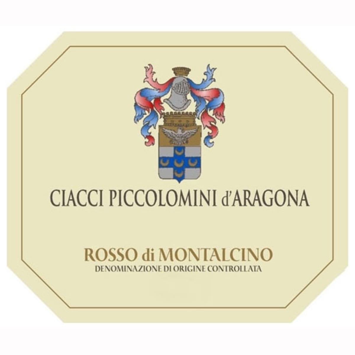 Ciacci Piccolomini d'Aragona Rosso di Montalcino 2009 Front Label