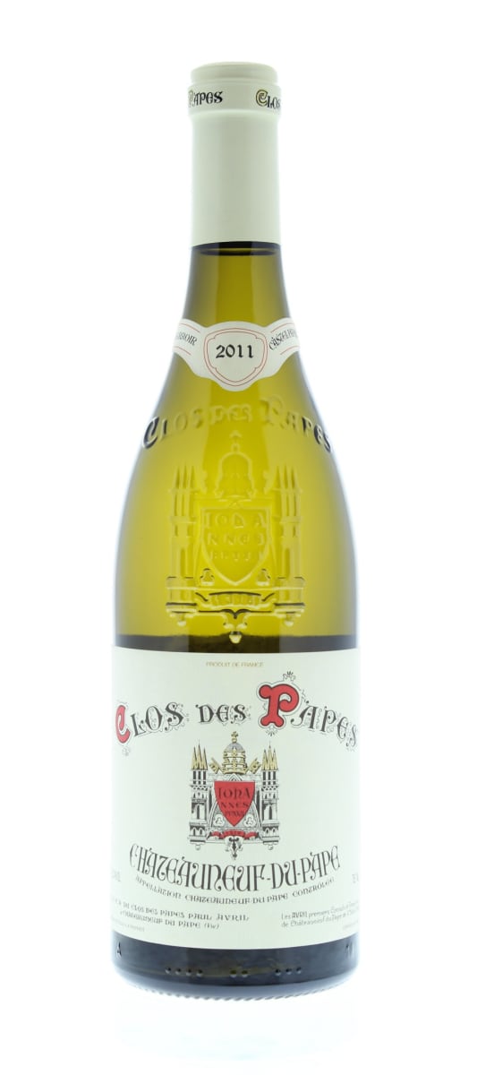 Clos des Papes Chateauneuf-du-Pape Blanc 2011 Front Bottle Shot